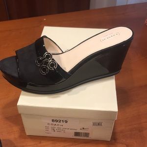 Coach Shoes - Coach Platform Sandals - NIB Coach Shoes - Coach Platform Sandals - NIB
